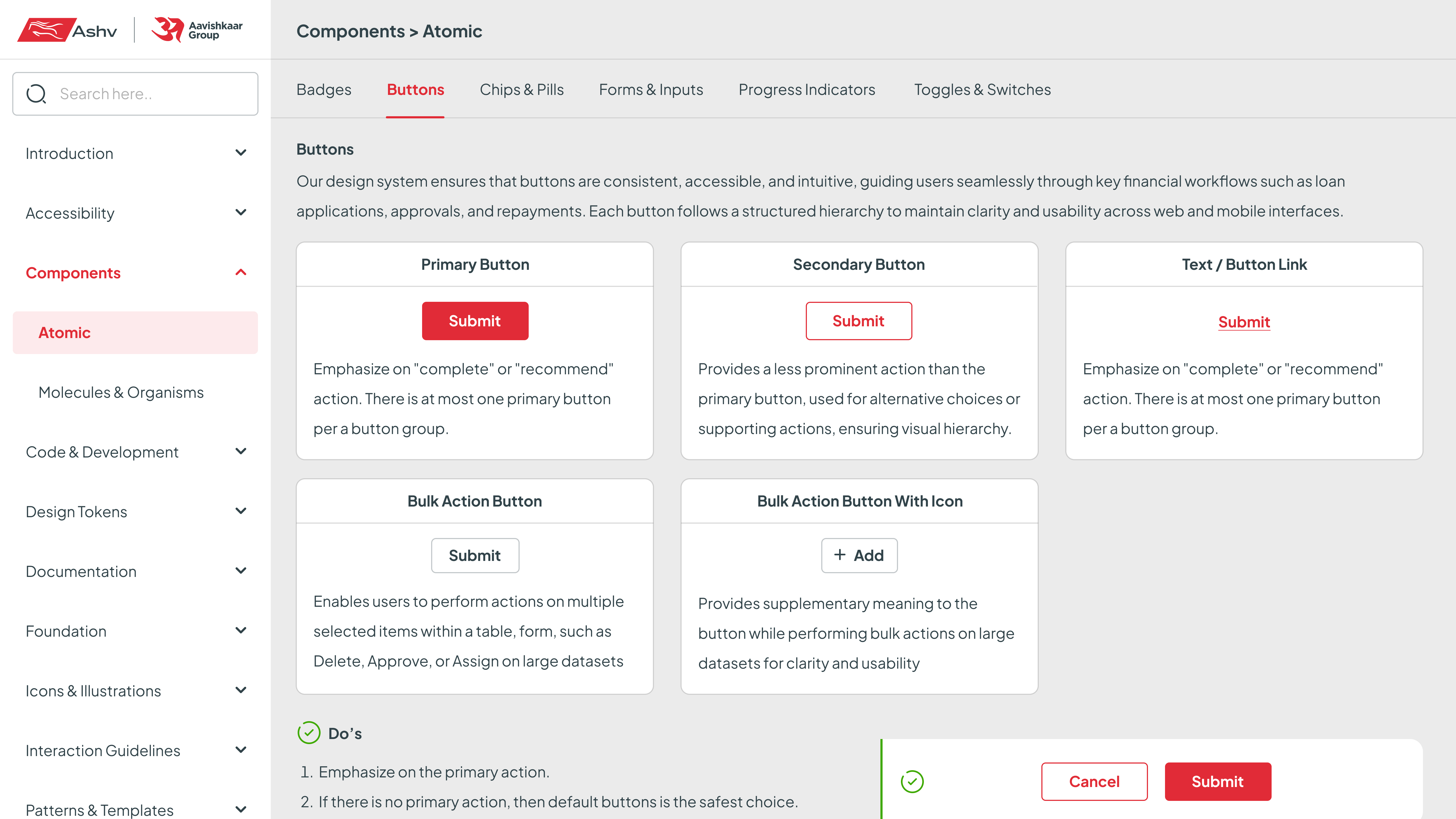 Ashv Design System