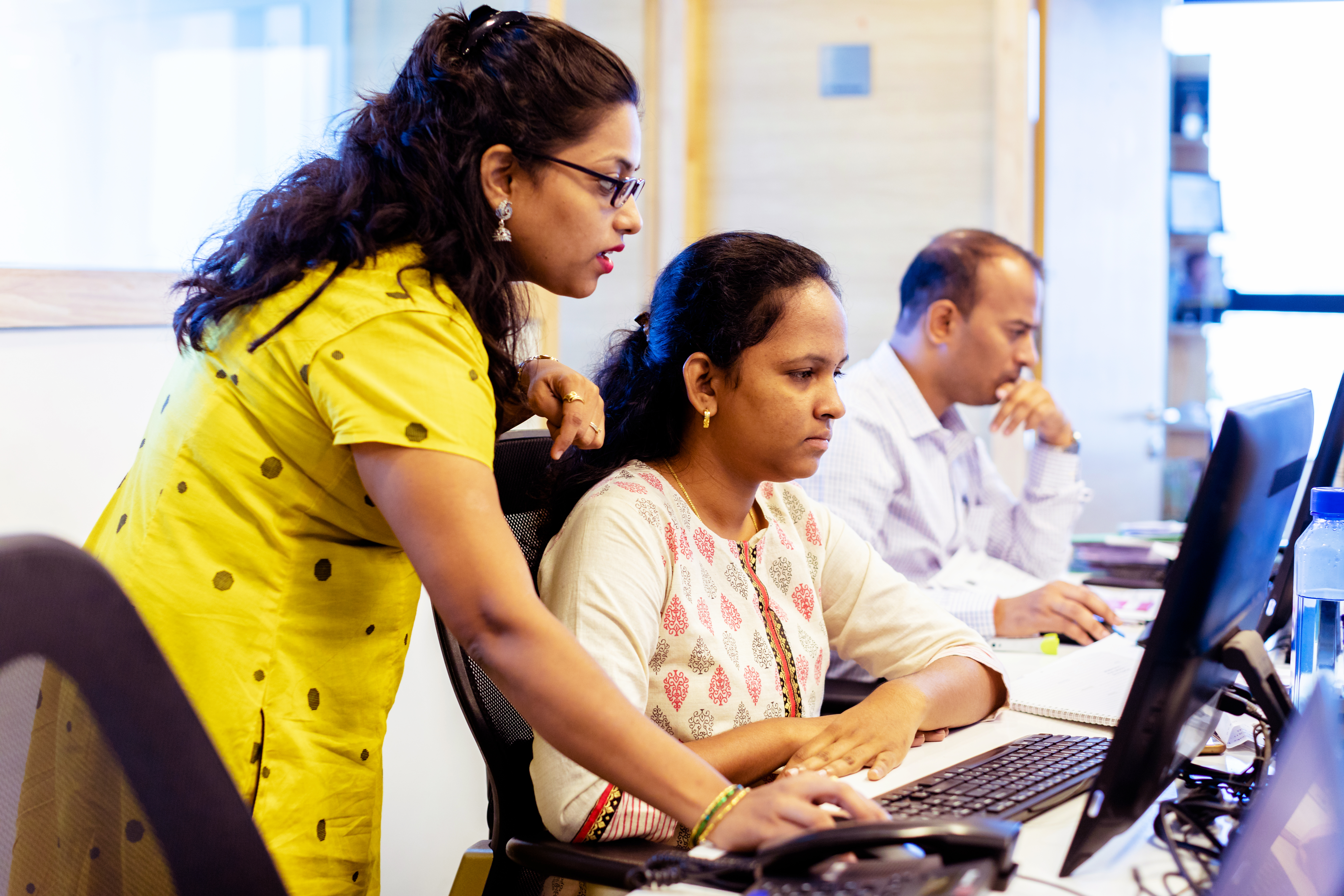 UX Designer learning from a Credit Manager on the credit underwriting process